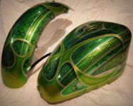 christian poncet, aérographe, moto, peinture, personnalisée, custom, harley, bobber, chopper, décoration, motard,vmax 1700, yamaha