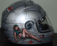 christian poncet, aérographe, moto, peinture, personnalisée, custom, harley, bobber, chopper, décoration, motard,vmax 1700, yamaha
