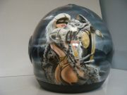 christian poncet, aérographe, moto, peinture, personnalisée, custom, harley, bobber, chopper, décoration, motard,vmax 1700, yamaha